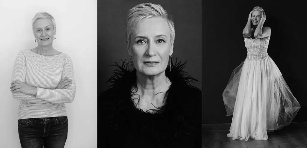 before and after portraits